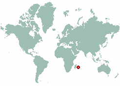 Les cocos in world map